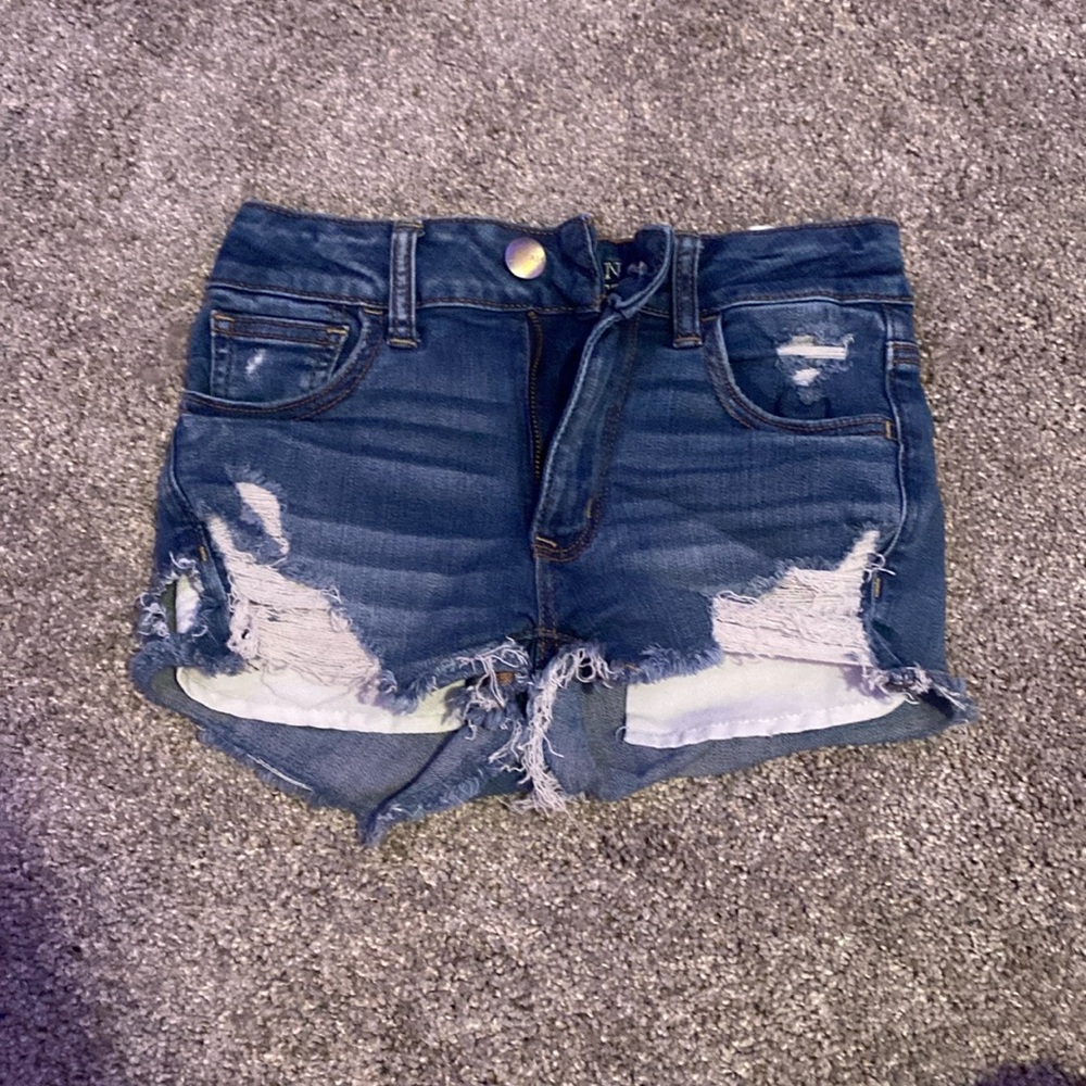 American eagle jean shorts